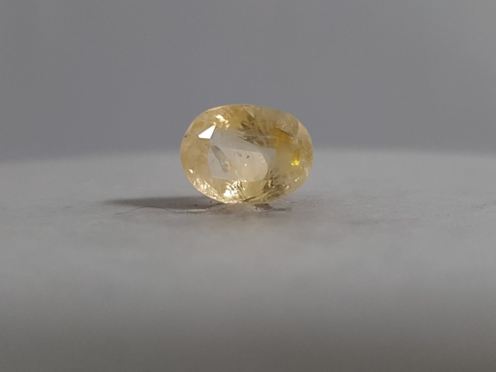 NATURAL PUKHRAJ SILONI  - 3.91CT
