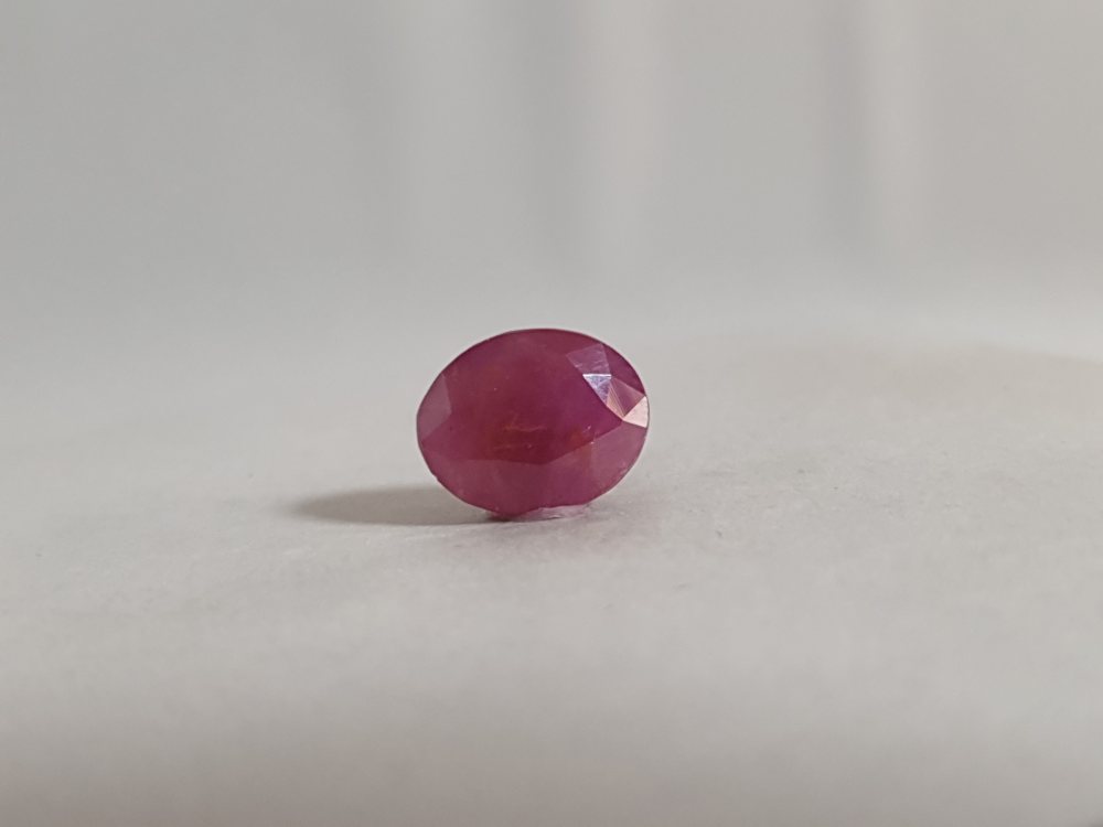 NATURAL RUBY UNHEATED - 5.08CT