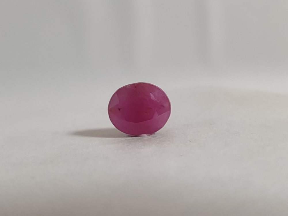 NATURAL RUBY UNHEATED - 5.19CT