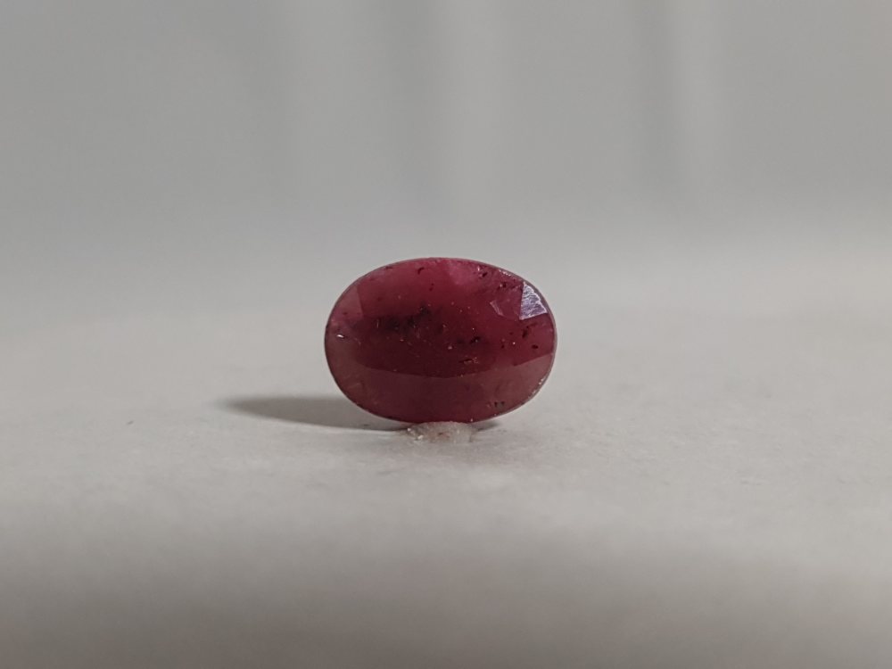 NATURAL RUBY UNHEATED - 6.12CT