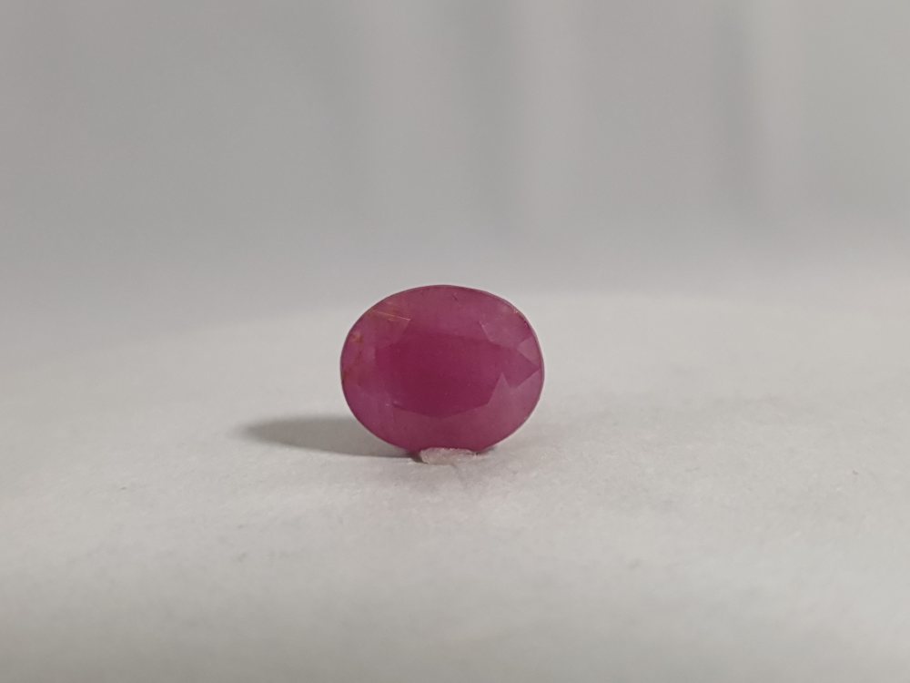 NATURAL RUBY UNHEATED - 6.38CT