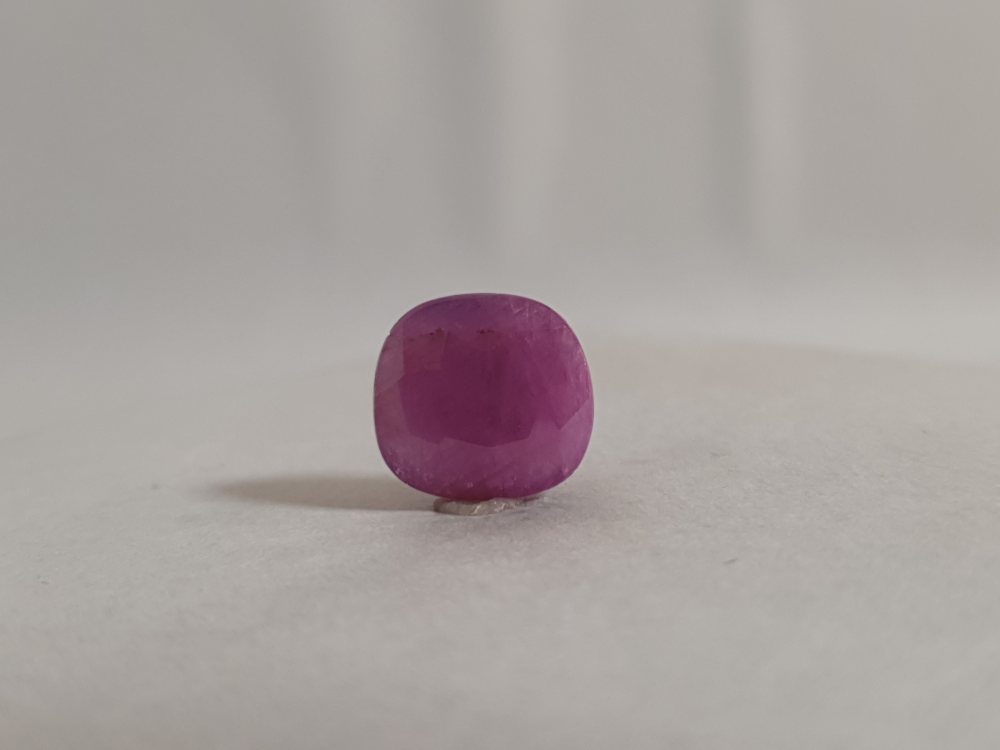 NATURAL RUBY UNHEATED - 6.63CT