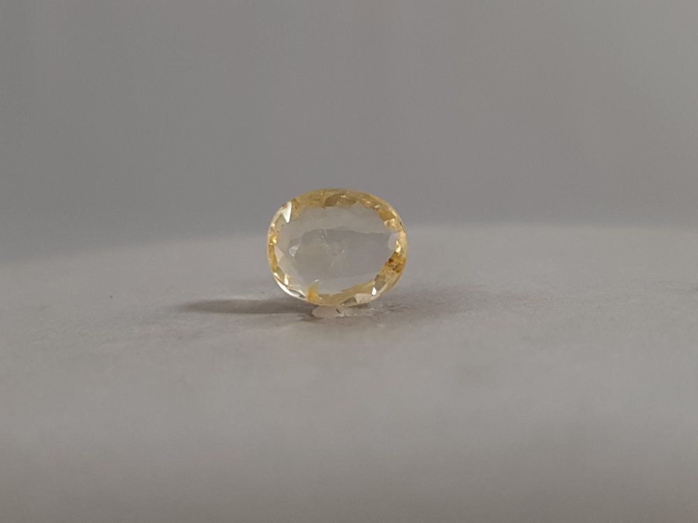 NATURAL YELLOW SAPPHIRE (PUKHRAJ) - 3.06CT